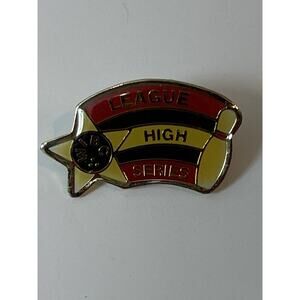 Vintage WIBC‎ Bowling League High Series Pin, 3/4” Inches